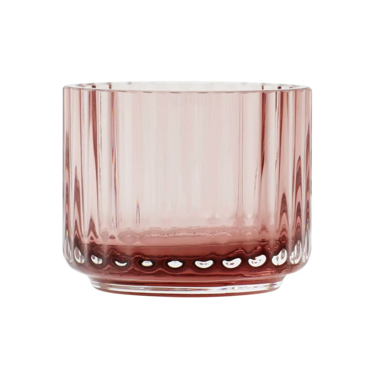 Lyngby Glass Tea Light Holder Smoke, 6 cm