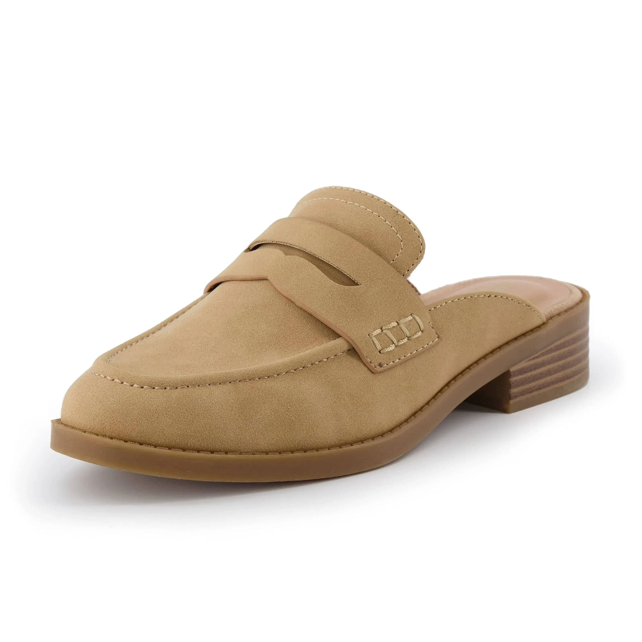 CUSHIONAIRE Women's Prescott Slip On Mule +Memory Foam, Wide Widths Available