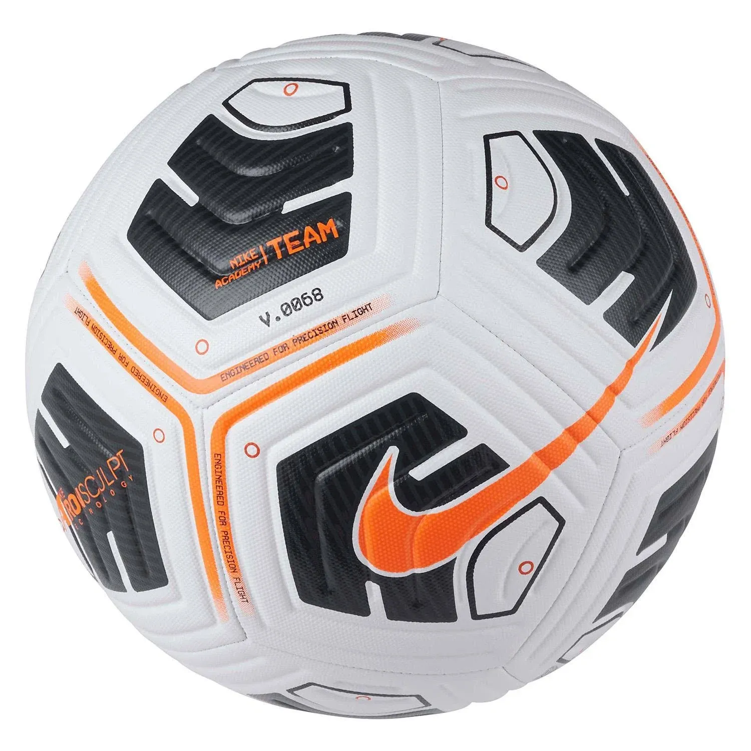 Nike Academy Team Football - White/Black/Total Orange