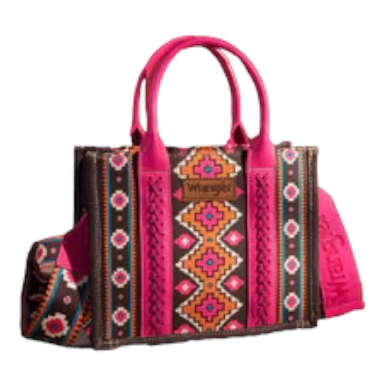 Wrangler Southwestern Print Canvas Mini Tote