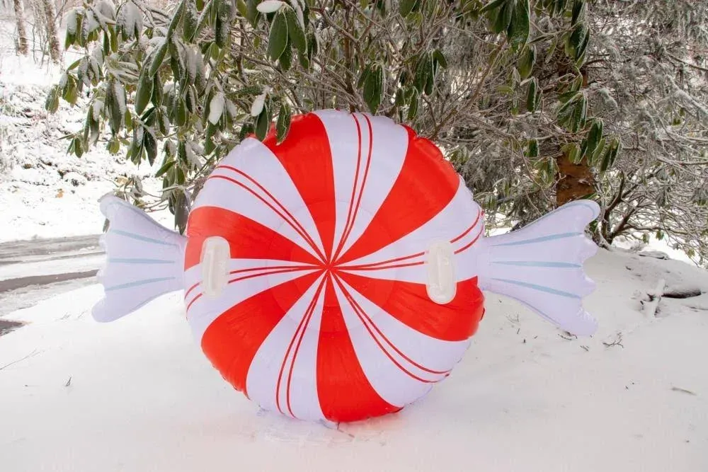 SnowCandy 42" Peppermint Snow Tube