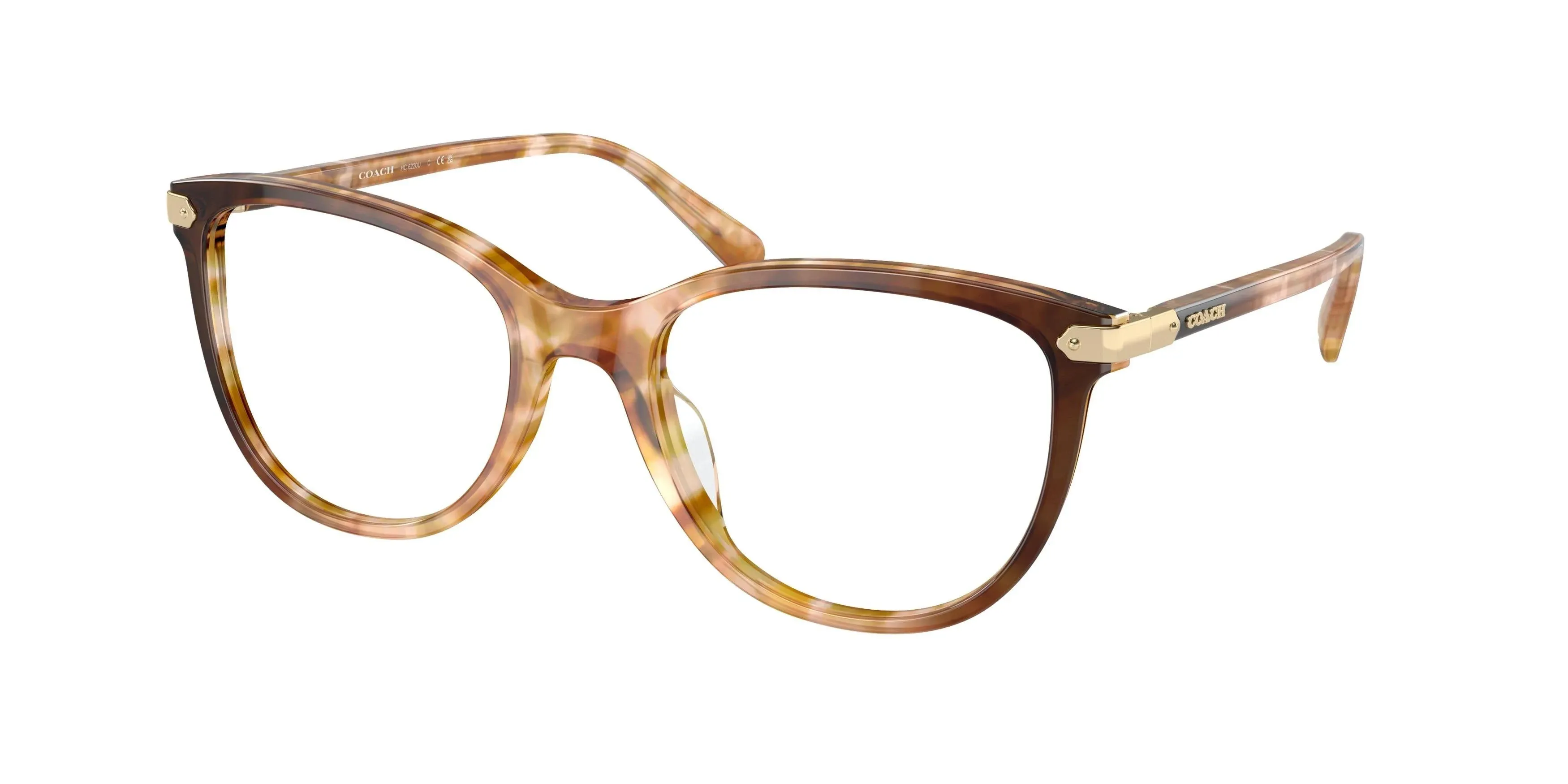 Coach Women's Hc6220u Universal Fit Square Prescription Eyewear Frames