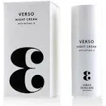 Verso Skin Care | Moisturizing Night Cream | Rejuvenating Face & Neck Night Time Cream for Youthful Skin | Face Care Made Easy (1.6 fl oz)