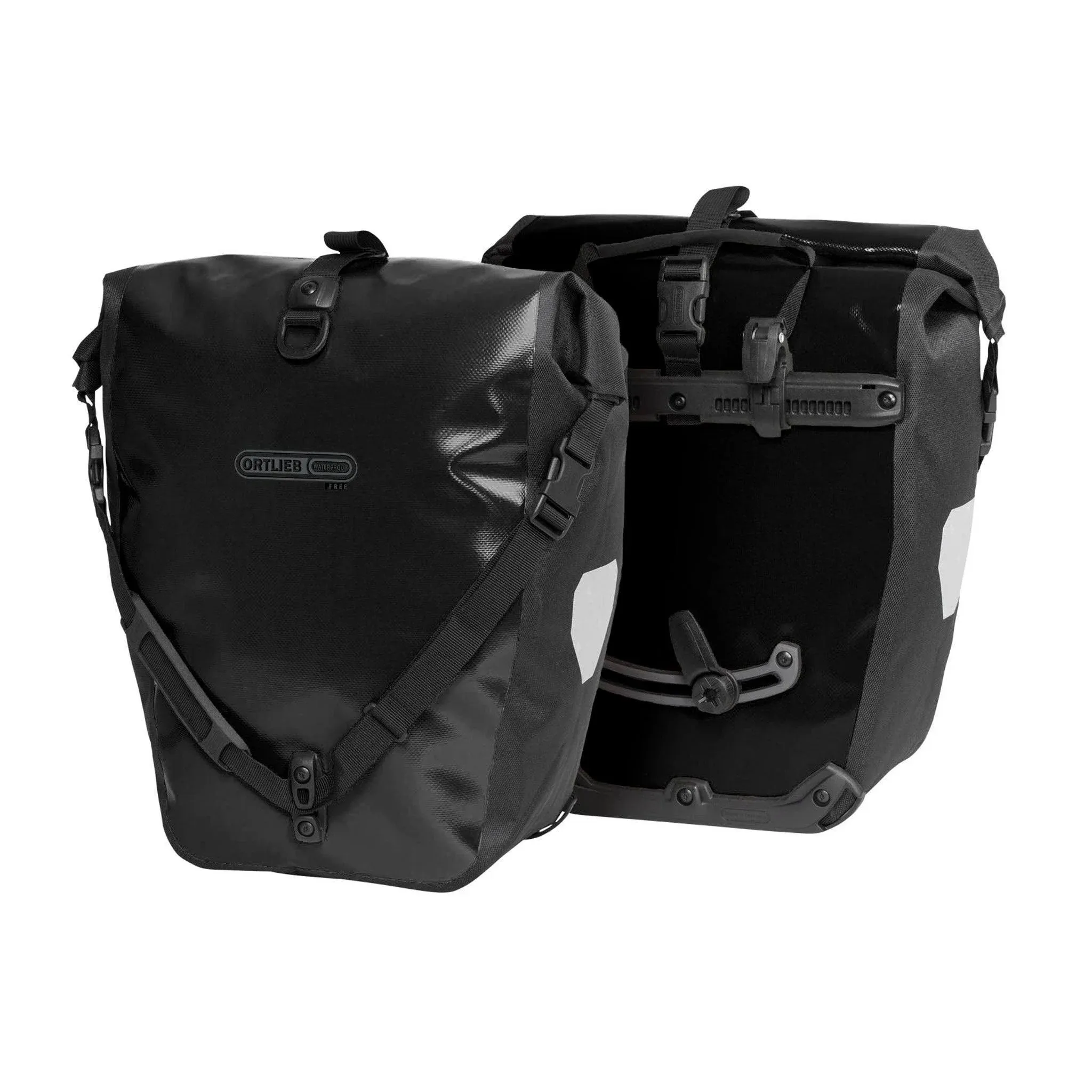 Ortlieb Back-Roller Free Pannier: Pair Black