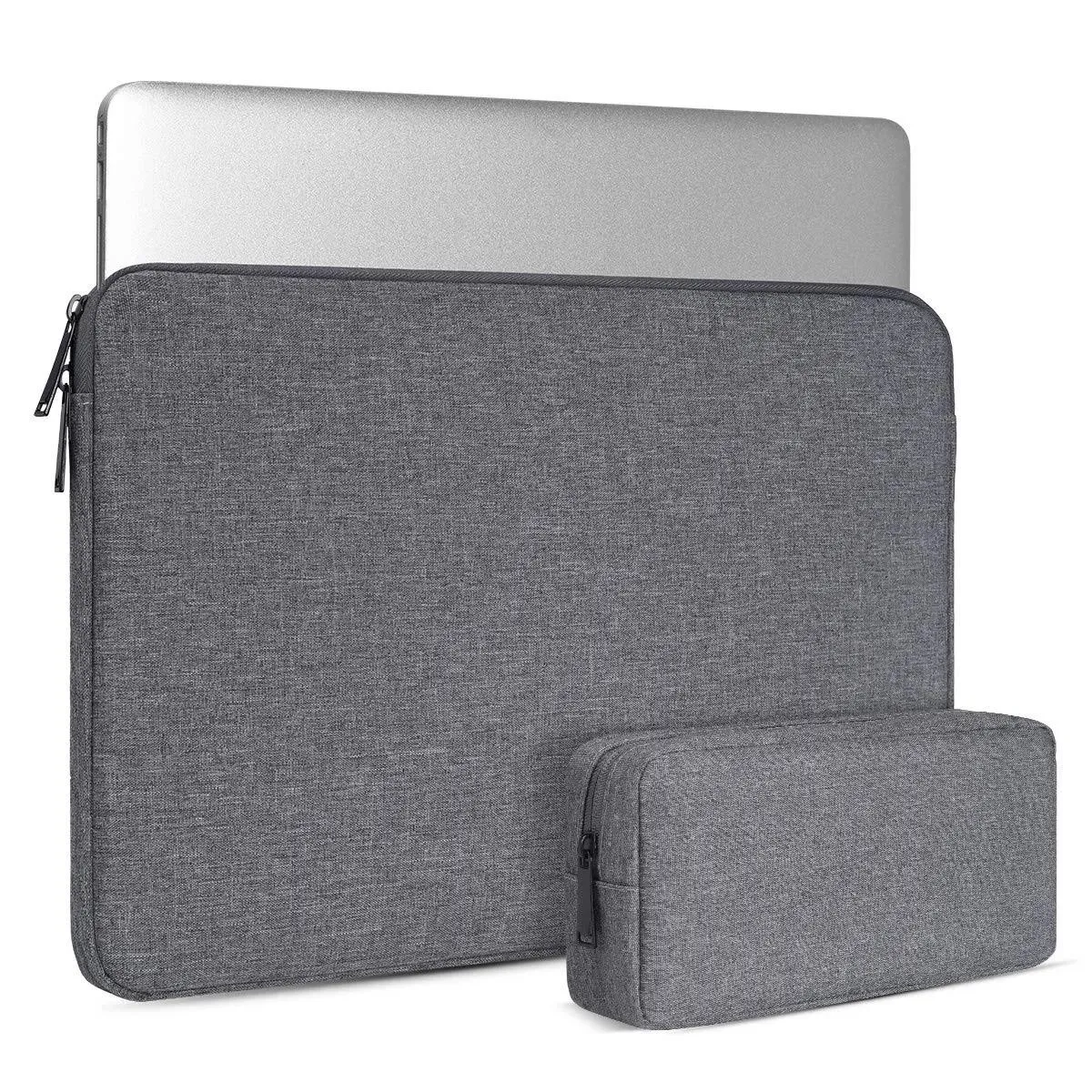 14 Inch Laptop Sleeve for HP 14"/ HP Chromebook X360/ EliteBook 840/ Stream 14, 15 inch MacBook Air M3 M2 A3114 A2941, Dell Lenovo Acer ASUS Chromebook VivoBook 14 Case Bag, Space Grey