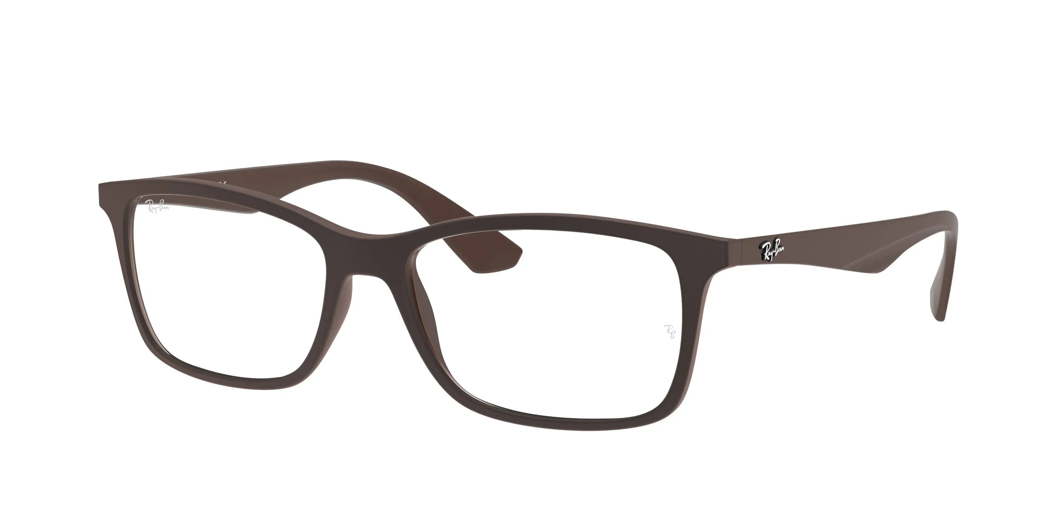 Ray Ban RX7047 Eyeglasses - 5451 Matte Transparent Brown