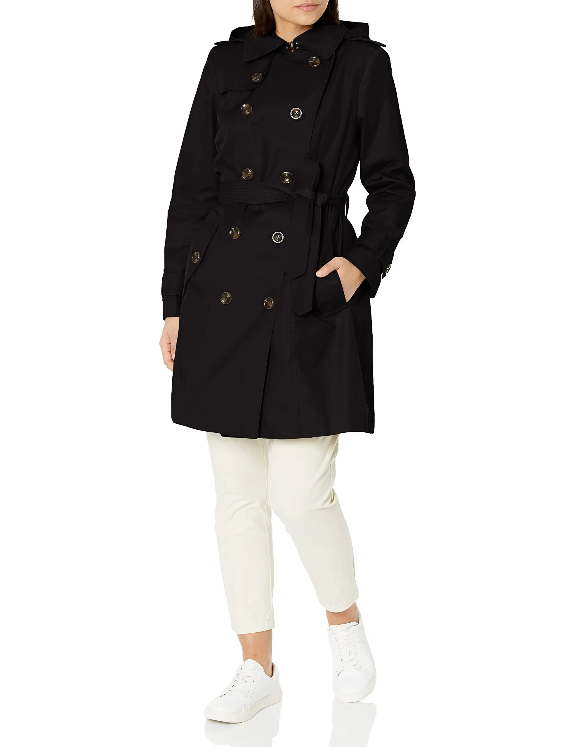 London Fog Women's Double Breasted Trenchcoat