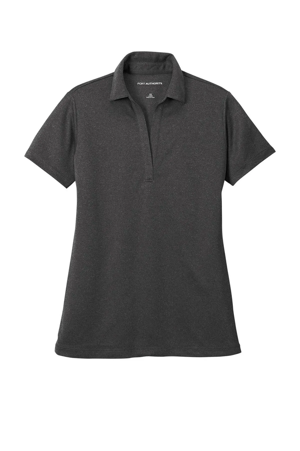 Port Authority Ladies Heathered Silk Touch Performance Polo