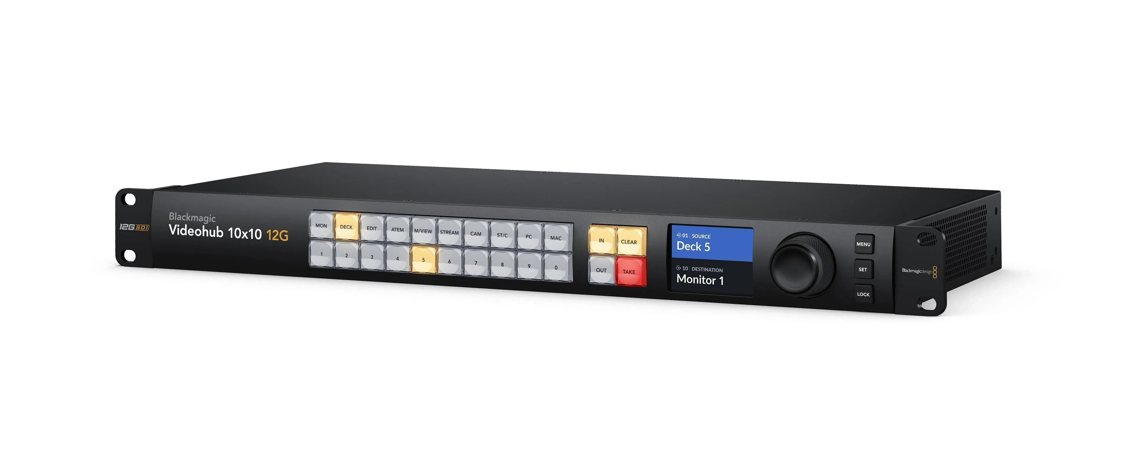 Blackmagic Design Videohub 10x10 12G - Zero-Latency Video Router