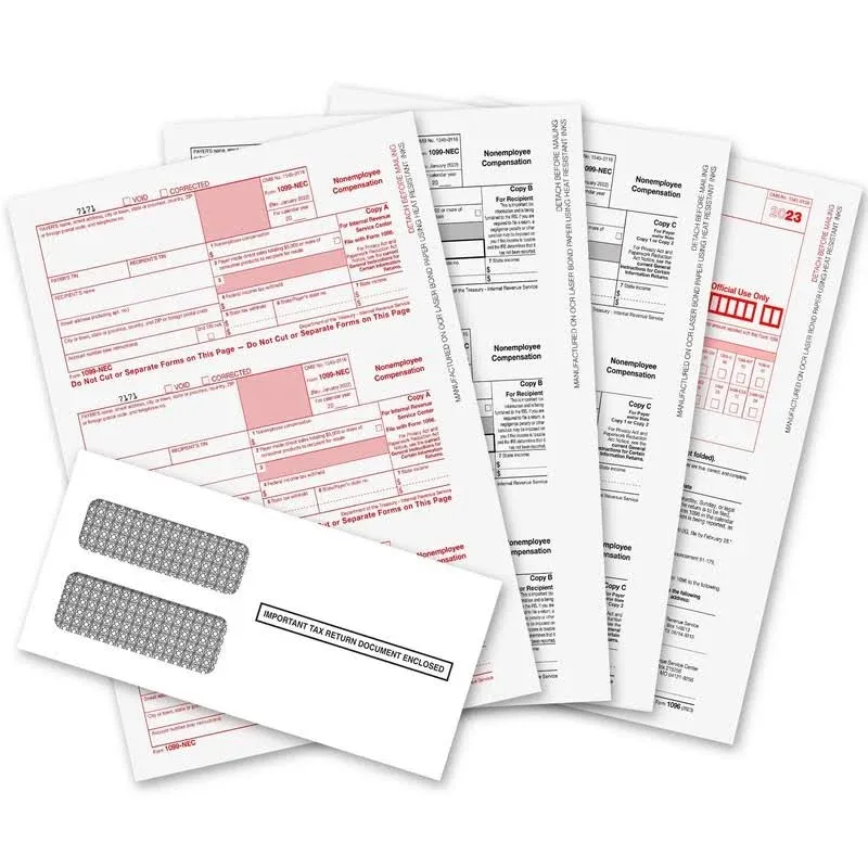 ONGULS 1099 NEC Laser Forms