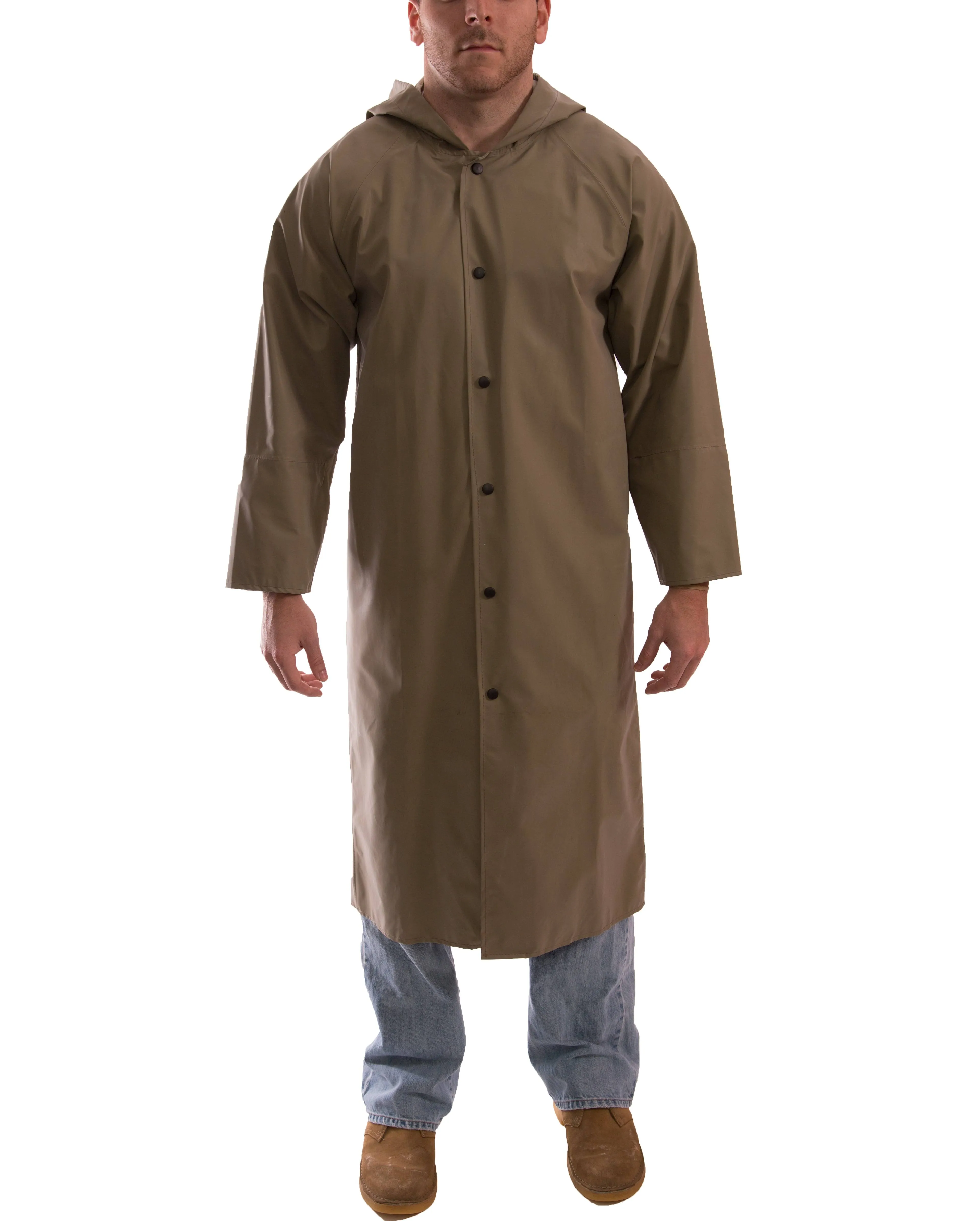 Tingley C12148 Magnaprene Flame Resistant Rain Coat, Tan, XL