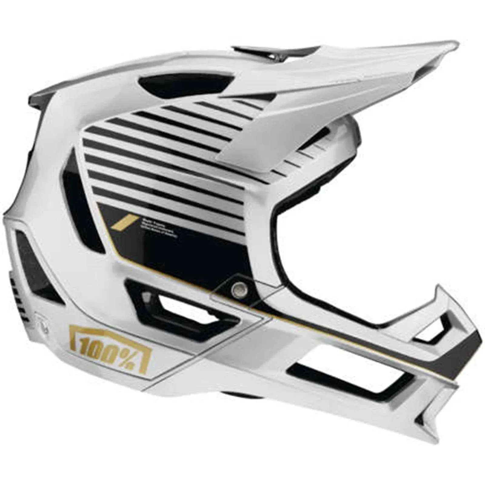 100% Trajecta Fidlock Ranelagh Silver Helmet-Large