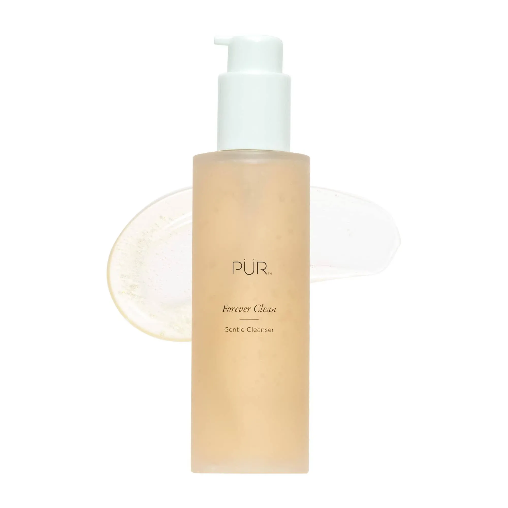 PUR COSMETICS FOREVER CLEAN GENTLE CLEANSER w/ PUMP (NWB/Full Size 4oz)