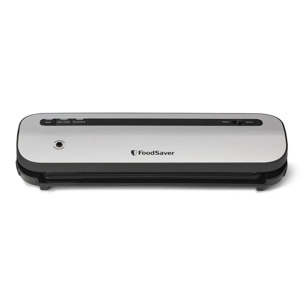 FoodSaver Space-Saving Vacuum Sealer with Bags and Roll