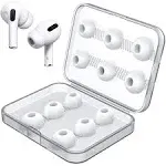 Link Dream 12 Pieces Replacement Ear Tips for AirPods Pro/AirPods Pro 2 Silicon Ear Buds Tips with Portable Storage Box (S/M/L) (6 Pairs)