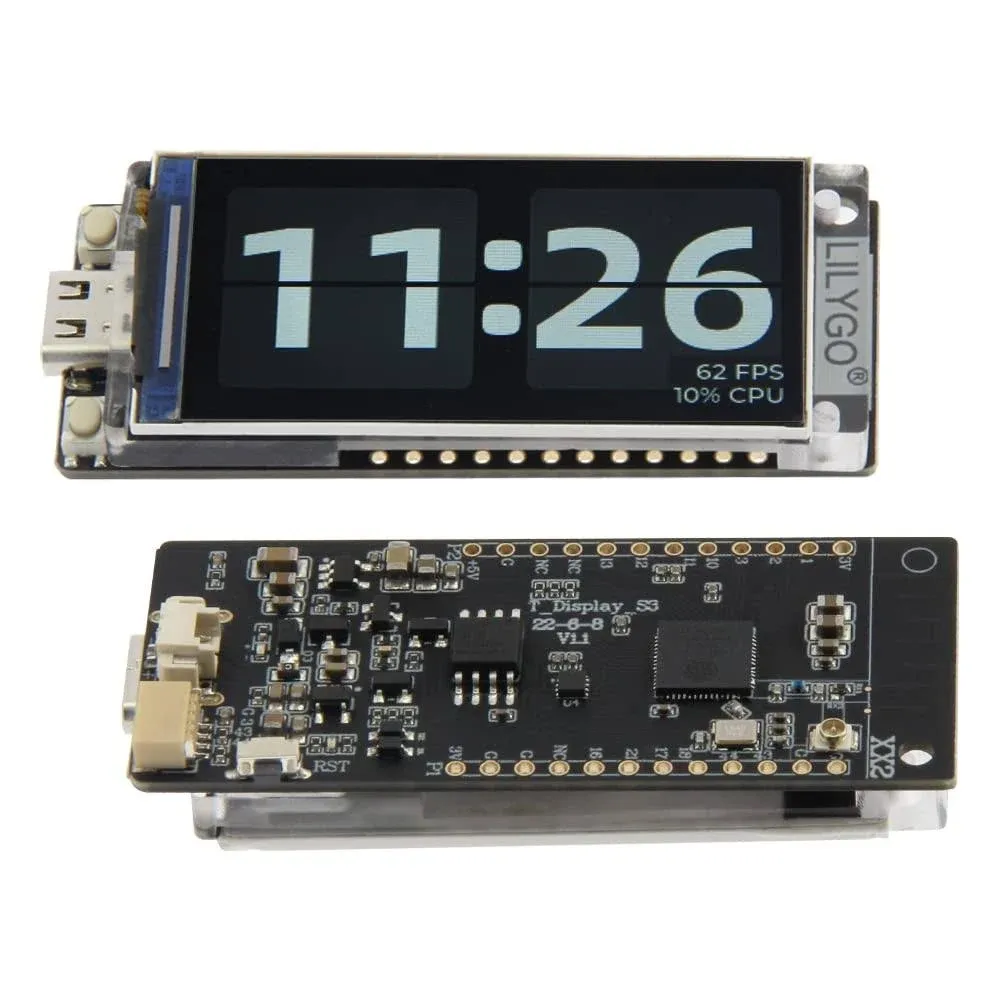 LILYGO T-Display-S3 ESP32-S3 1.9 Inch ST7789 LCD Display TTGO Development Board Soldered Pin Header Version