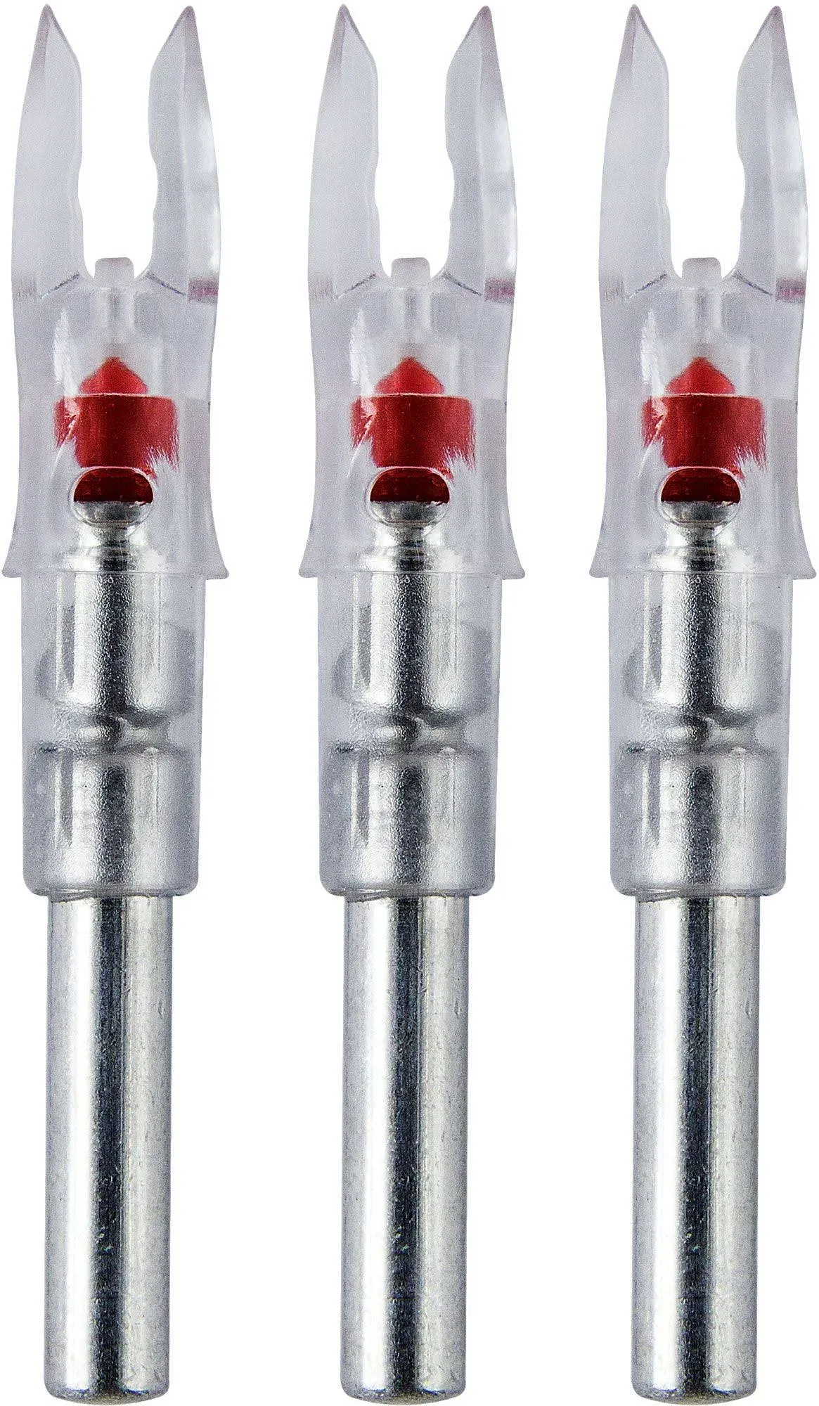 Nockturnal Lighted Nocks Red S 3 pk. - NT-202