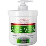 Advanced Clinicals Aloe Vera Cream 16oz