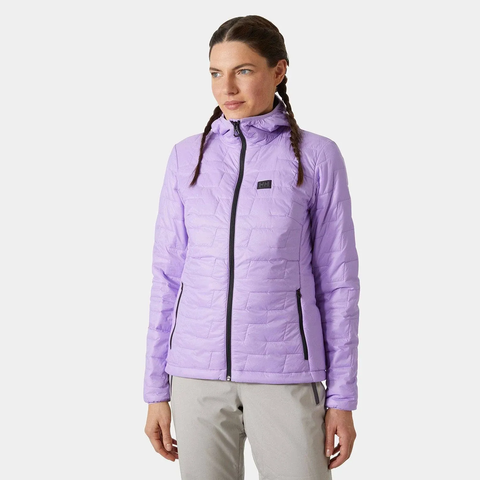 Helly Hansen Lifaloft Hooded Insulator Jacket - Women's Heather, M