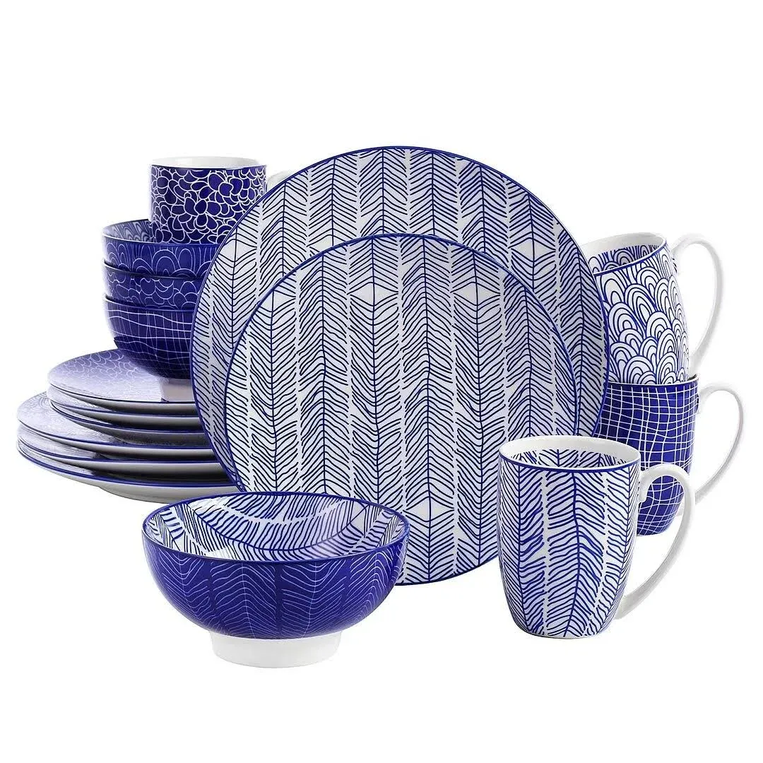 Vancasso Series Takaki 16-Piece Dinnerware Set Service for 4 - 16 Piece