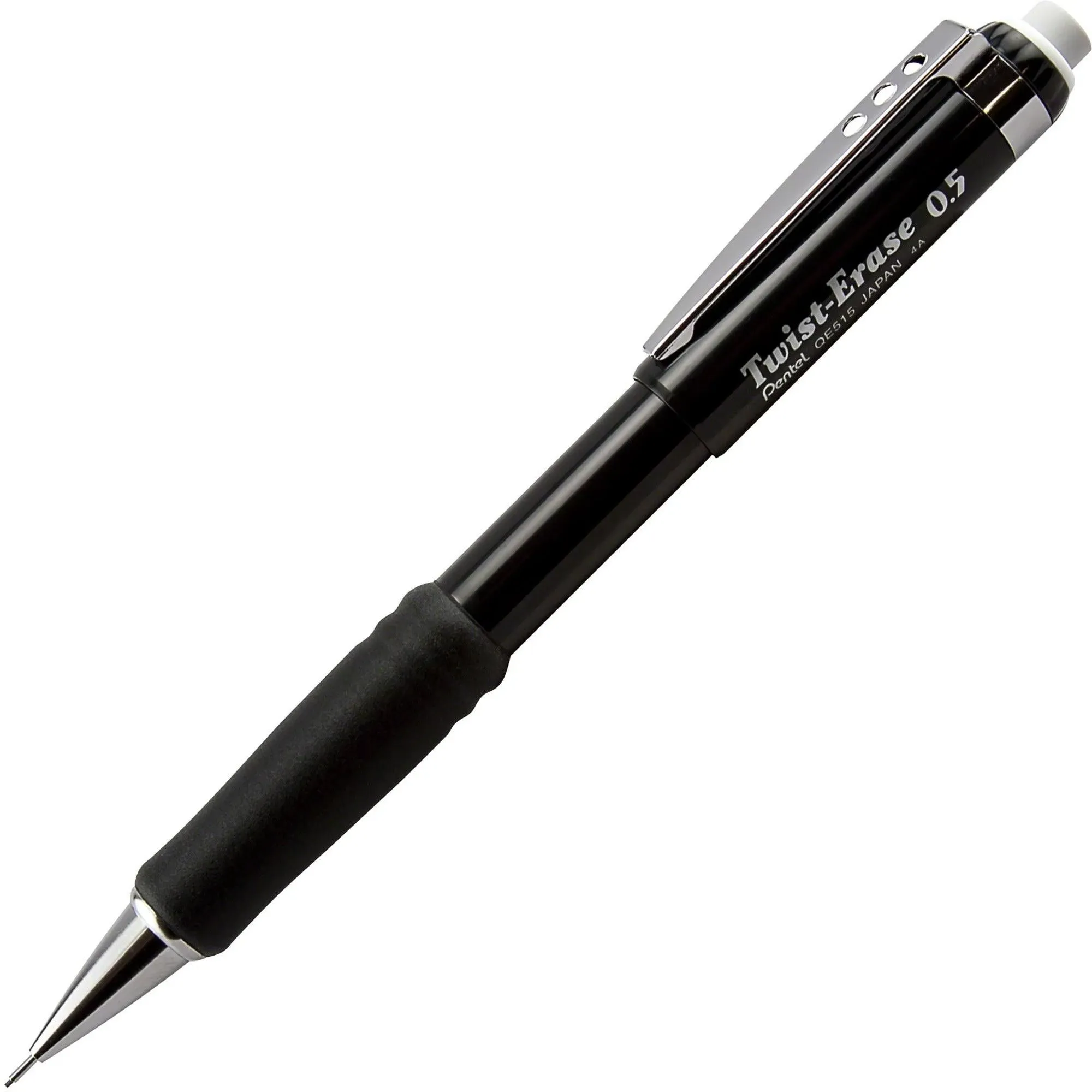 Pentel - Twist-Erase III Mechanical Pencil, 0.5 mm - Black Barrel