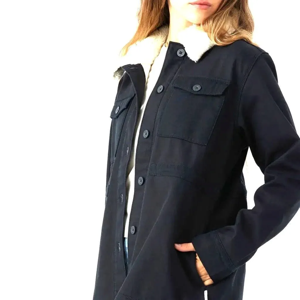 Hang Ten Ladies' Utility Jacket | Black, Large