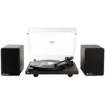 Victrola VTTS-1-ESP Premiere T1 Bluetooth Wireless Record Player with Bookshelf