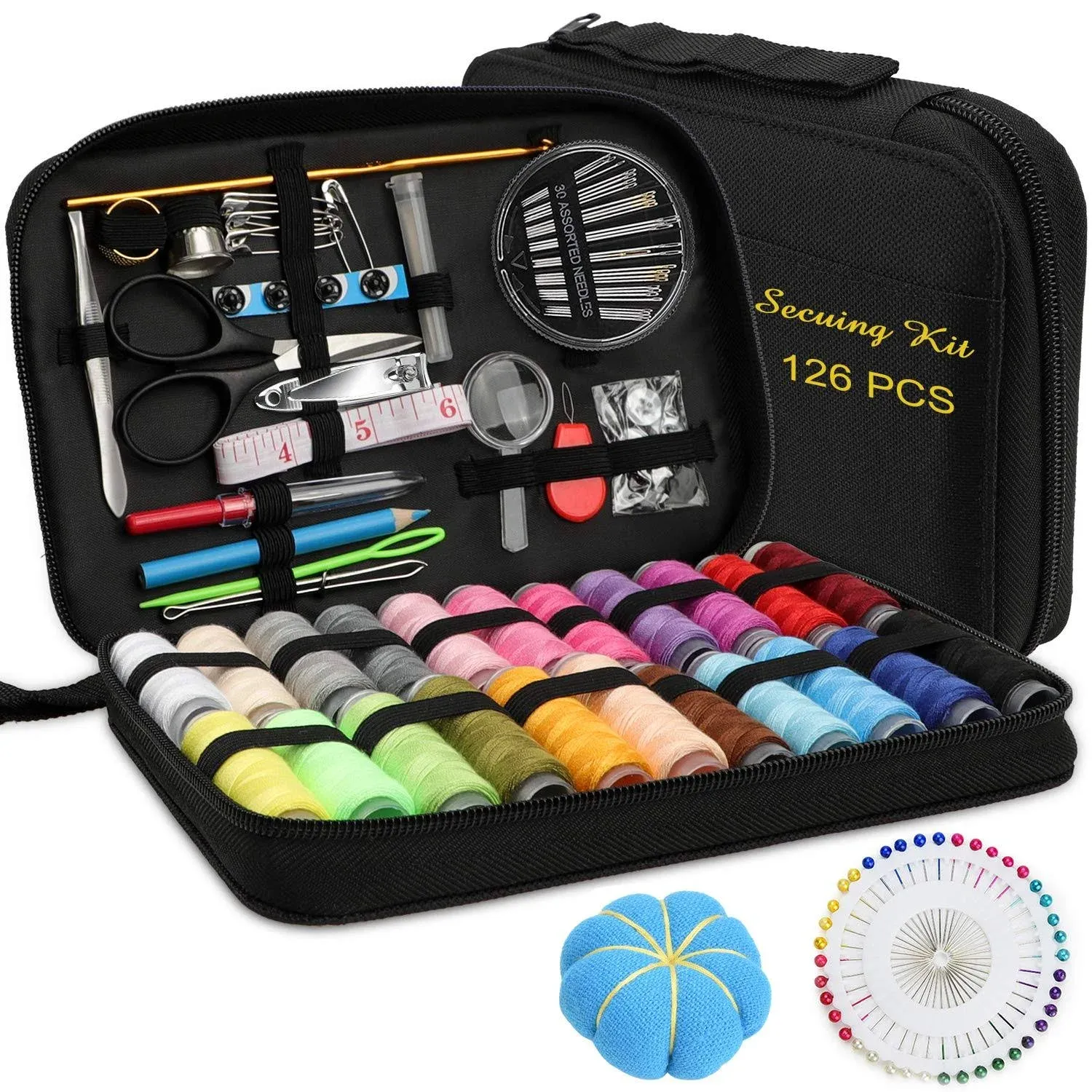 Kit De Hilo De Coser De Para Maquina De Coser, 22 Colores Mezclados Multiusos