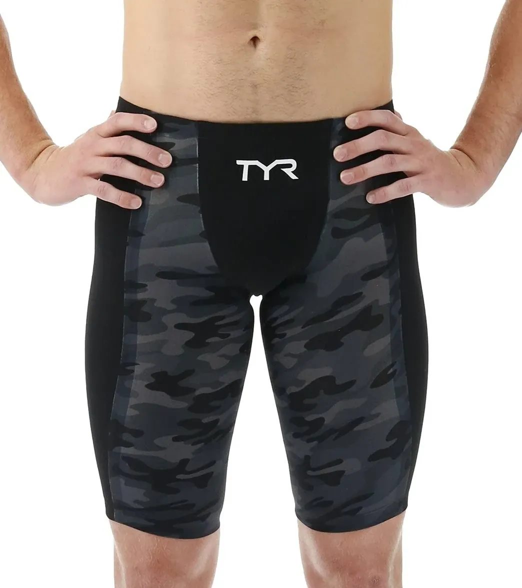 TYR Men's Shockwave High-Waist Camo Jammer Swimsuit