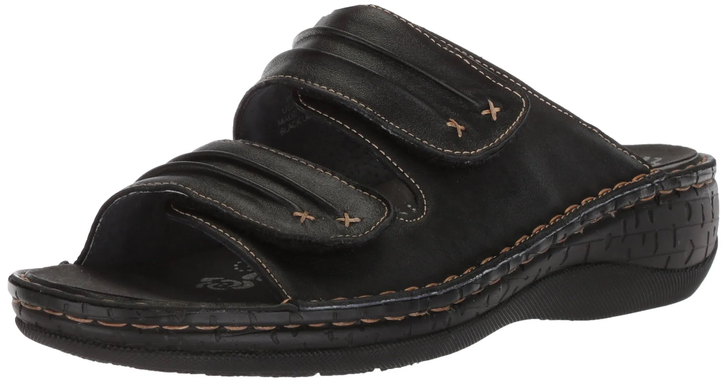 Propet Women&#x27;s June Slide Sandal, black, 10\nMedium US