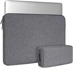 14 Inch Laptop Sleeve for HP 14"/ HP Chromebook X360/ EliteBook 840/ Stream 14, 15 inch MacBook Air M3 M2 A3114 A2941, Dell Lenovo Acer ASUS Chromebook VivoBook 14 Case Bag, Space Grey