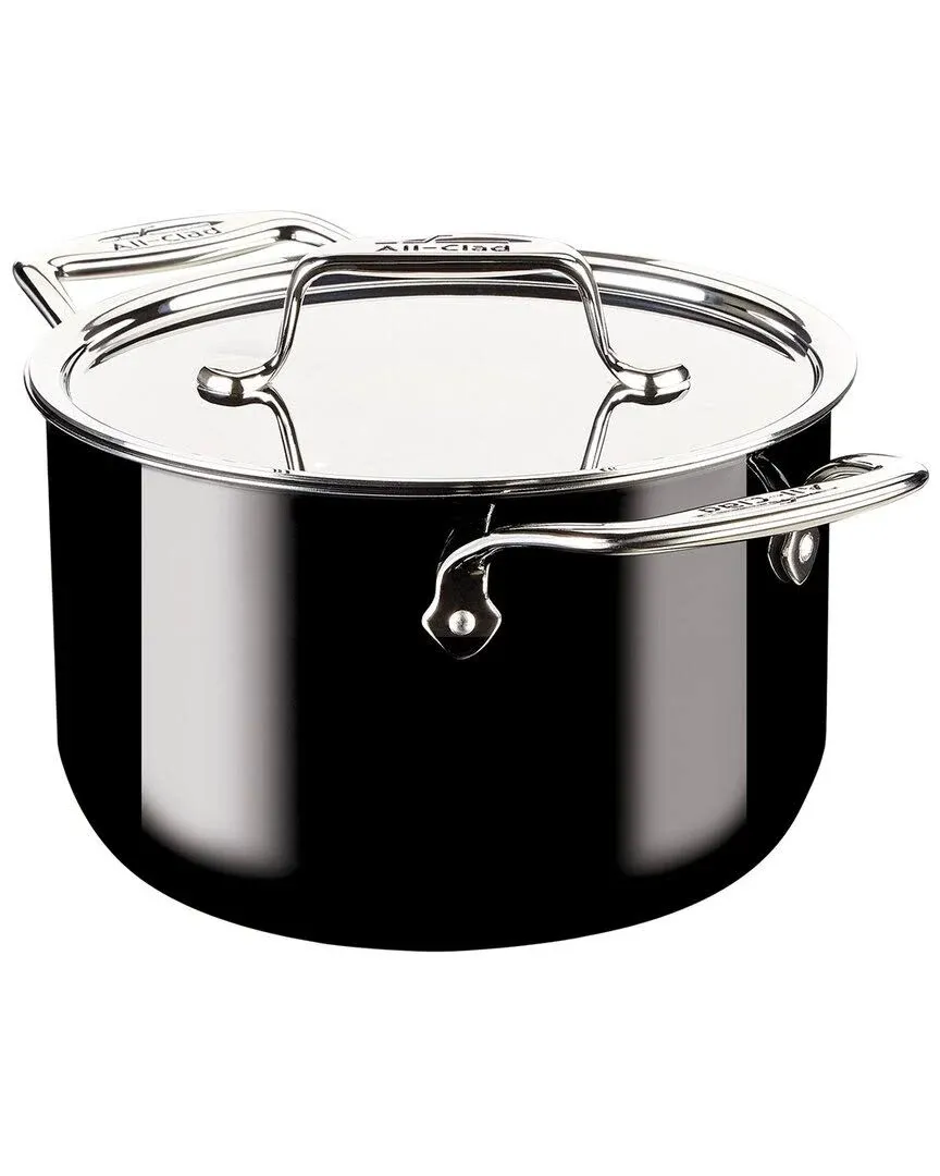 All-Clad - FusionTec 4 QT Soup Pot with Lid Onyx - 515405290