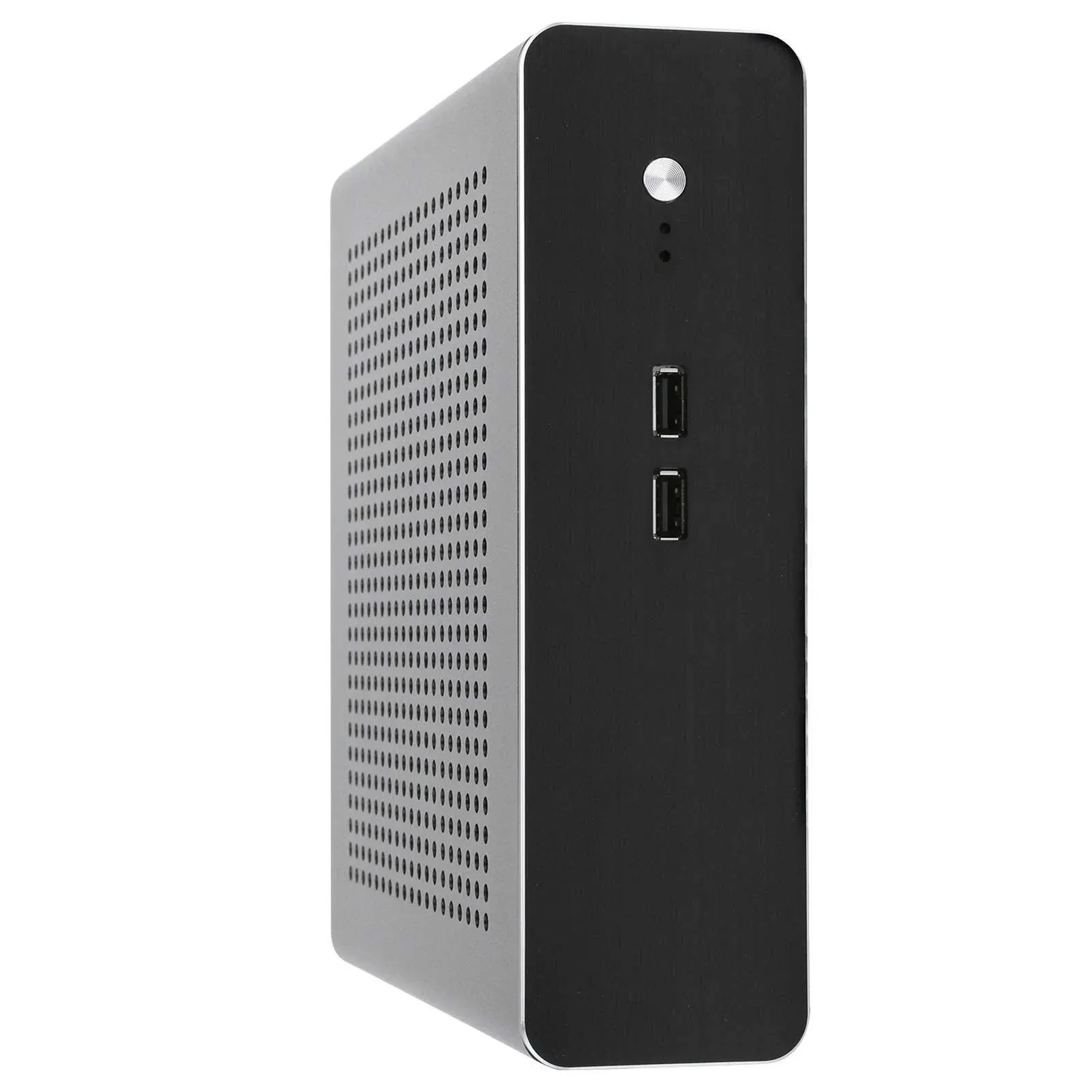 Heayzoki PC Computer Case,Mini HTPC Chassis,Full Aluminum DC?ATX Power Supply ...