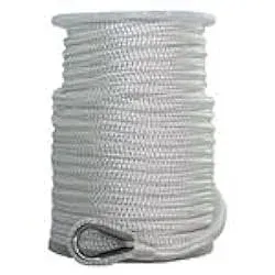 Sgt Knots Nylon Anchor Rope w/Thimble Double Braid Nylon Anchor Line - Braided B