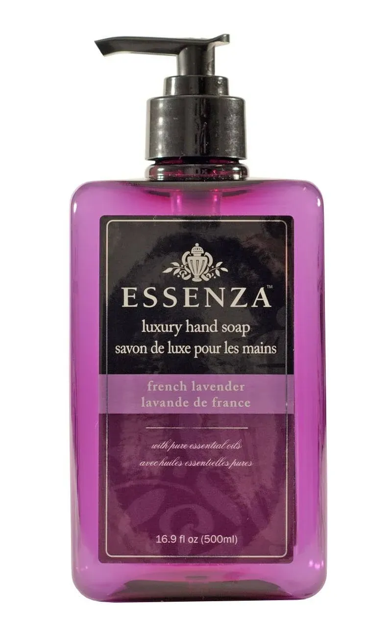 Essenza Hand Soap, French Lavender, Purple, 16.9 Ounce