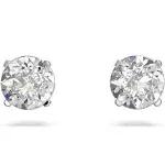 Swarovski Attract Round-Cut Crystal Stud Earrings