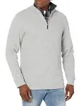 Amazon Essentials Men's Quarter-Zip French Rib Sweater