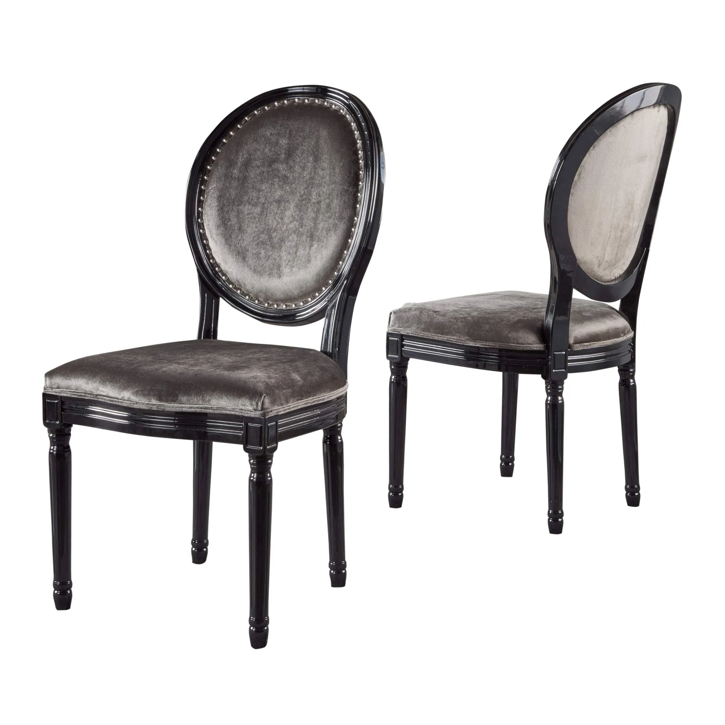 Christopher Knight Home 301999 Leroy Traditional New Velvet Dining Chairs (Set of ...