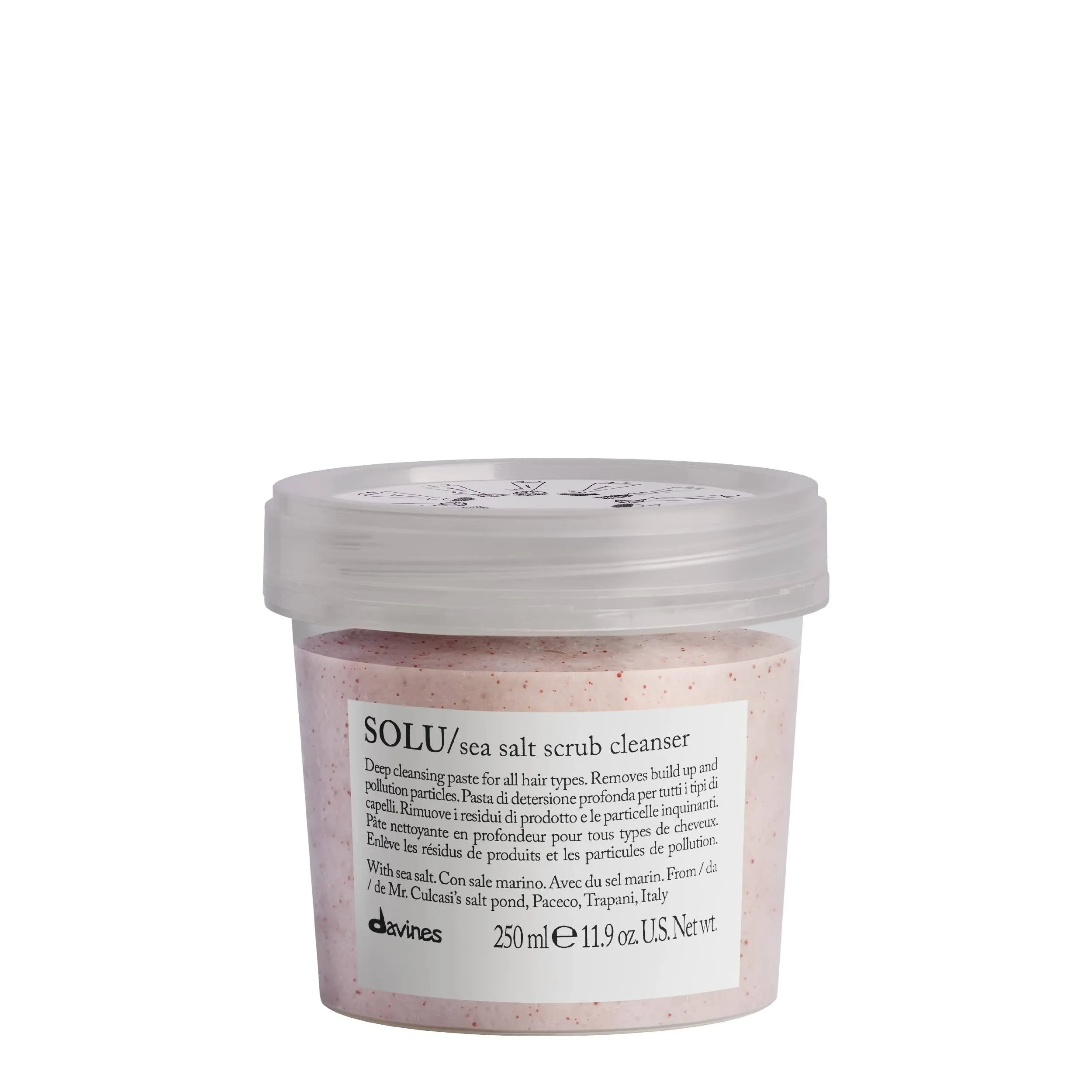 Davines solu Sea Salt Scrub Cleanser