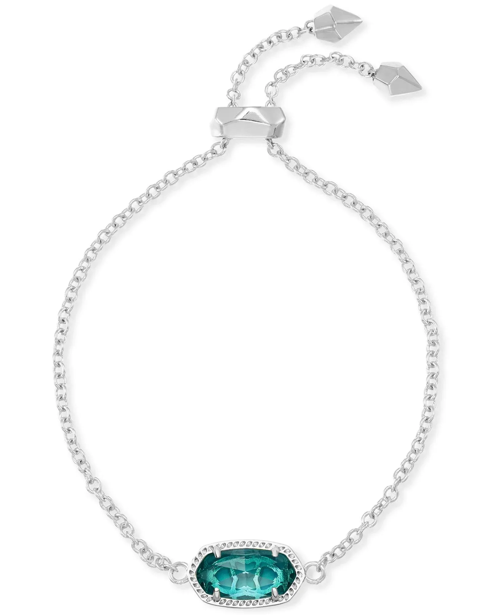 Kendra Scott Elaina Adjustable Chain Bracelet - Cobalt Cats Eye