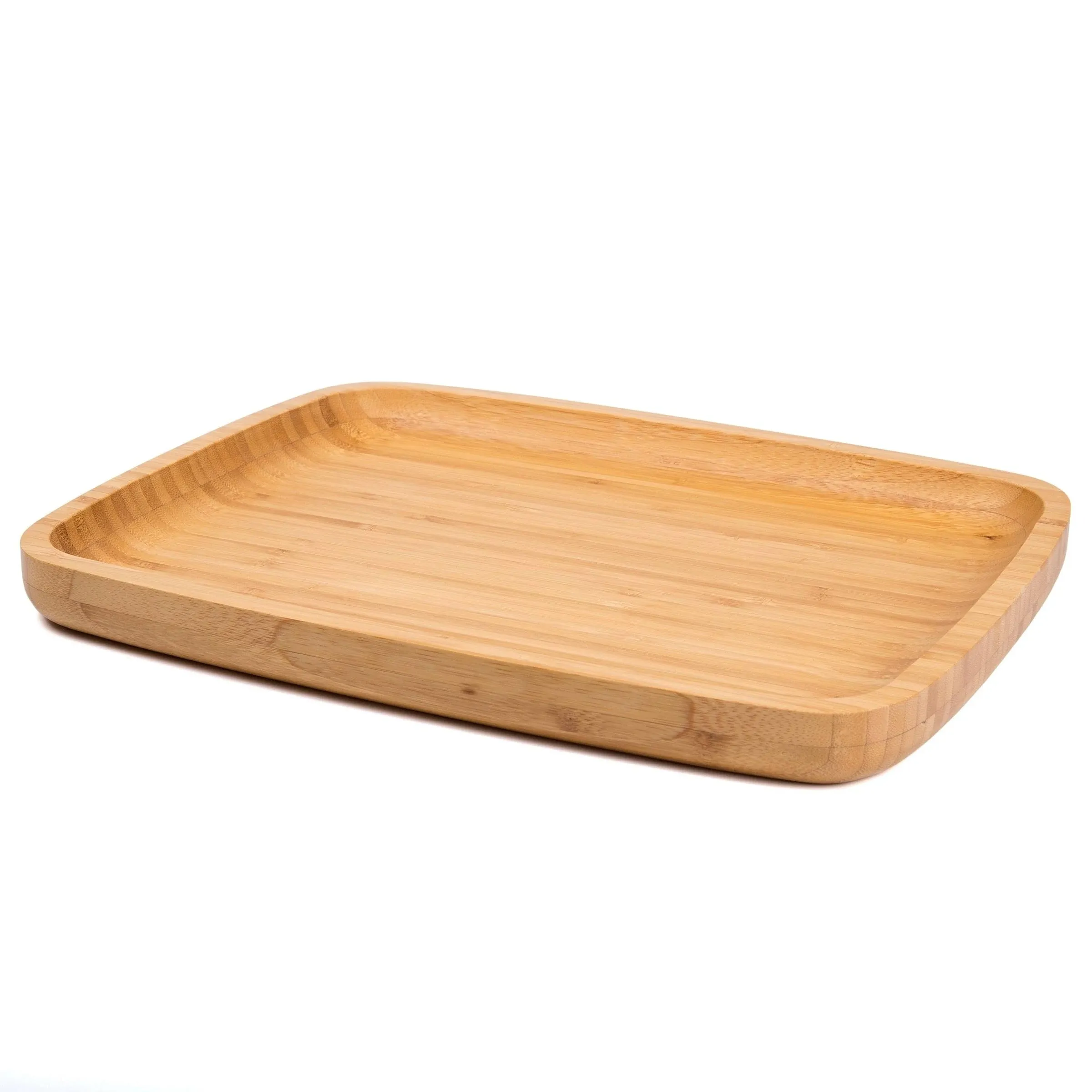 Creative Home Natural Bamboo 14" x 11" Serving Tray