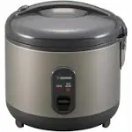 Zojirushi - 10 Cup (Uncooked) Automatic Rice Cooker & Warmer - Metallic Gray