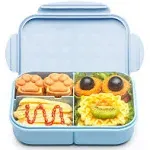 Lunch Box Bento Box Divider With Spoon Crisper Students Kids Lunch Box with Lid