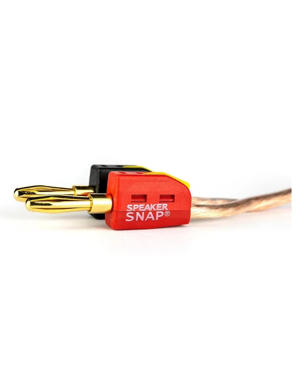 Speaker Snap 100 Count of Fast & Secure Banana Plugs, Gold Plated, 12-24 AWG, for Home Theaters, Speaker Wire, Wall Plates, and Receivers | World Wide Stereo