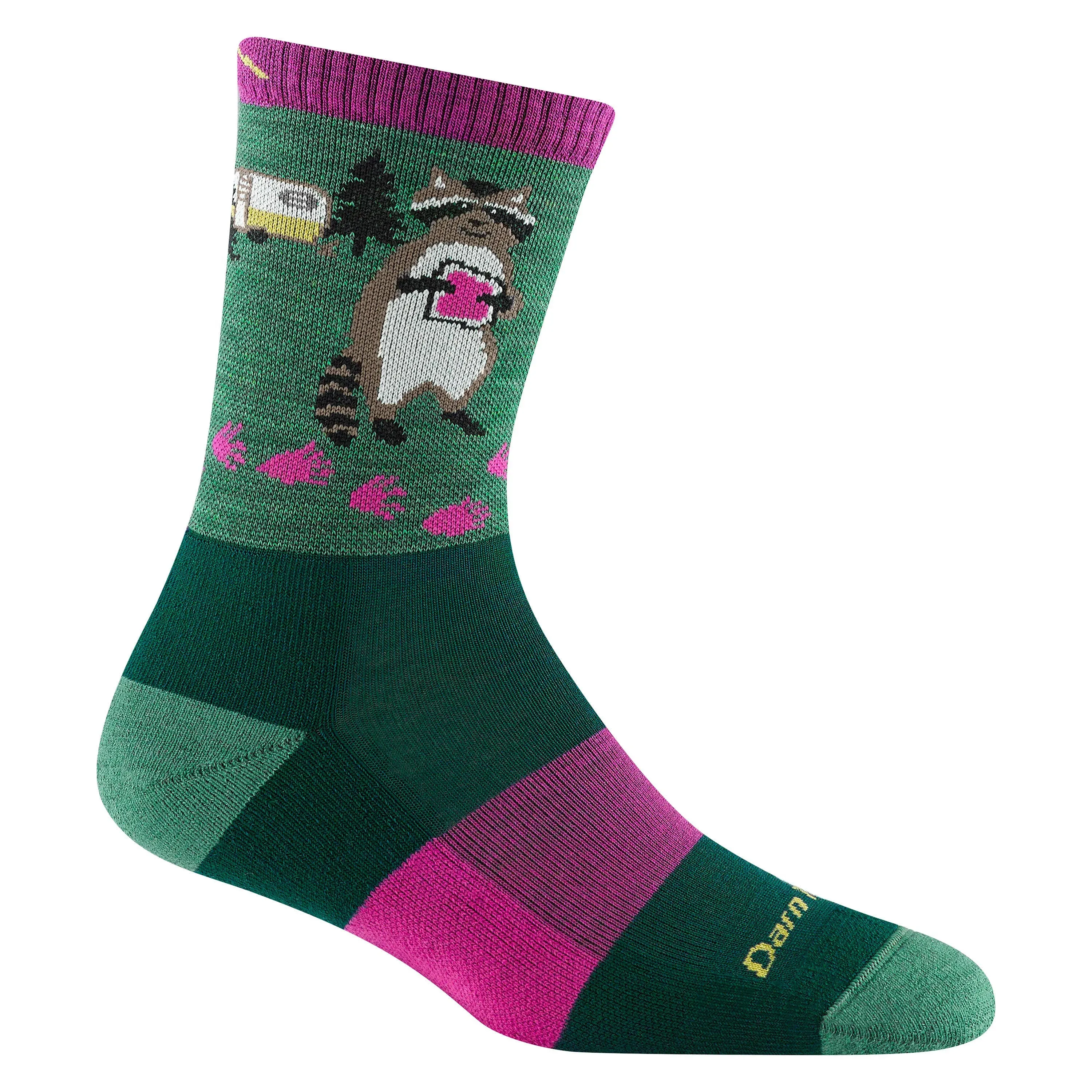 Darn Tough Critter Club Micro Crew Lightweight Cushion Sock - Women's Moss, L