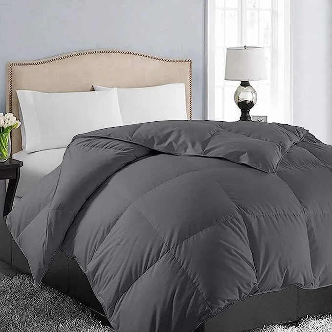 EASELAND All Season Size Soft Quilted Down Alternative Comforter Reversible Duvet Insert with Corner Tabs Winter Summer Warm Fluffy