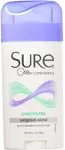 Sure Original Solid Unscented, Anti-Perspirant Deodorant 2.70 oz (Pack of 6)