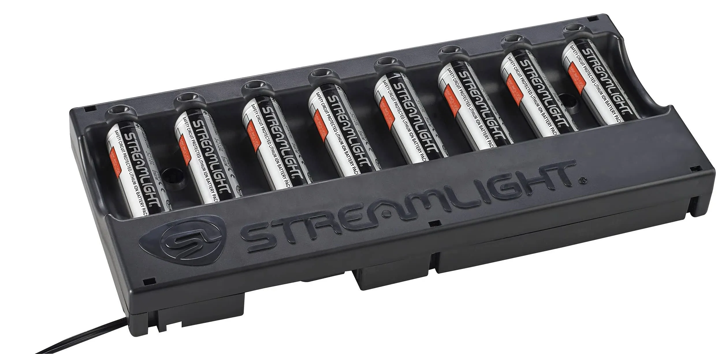 Streamlight 20224 18650 Battery 8-Unit Bank Charger (W/Batteries)