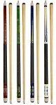 Set of 4 Pool Cues New 58" Billiard House Bar Pool Cue Sticks SET15~18