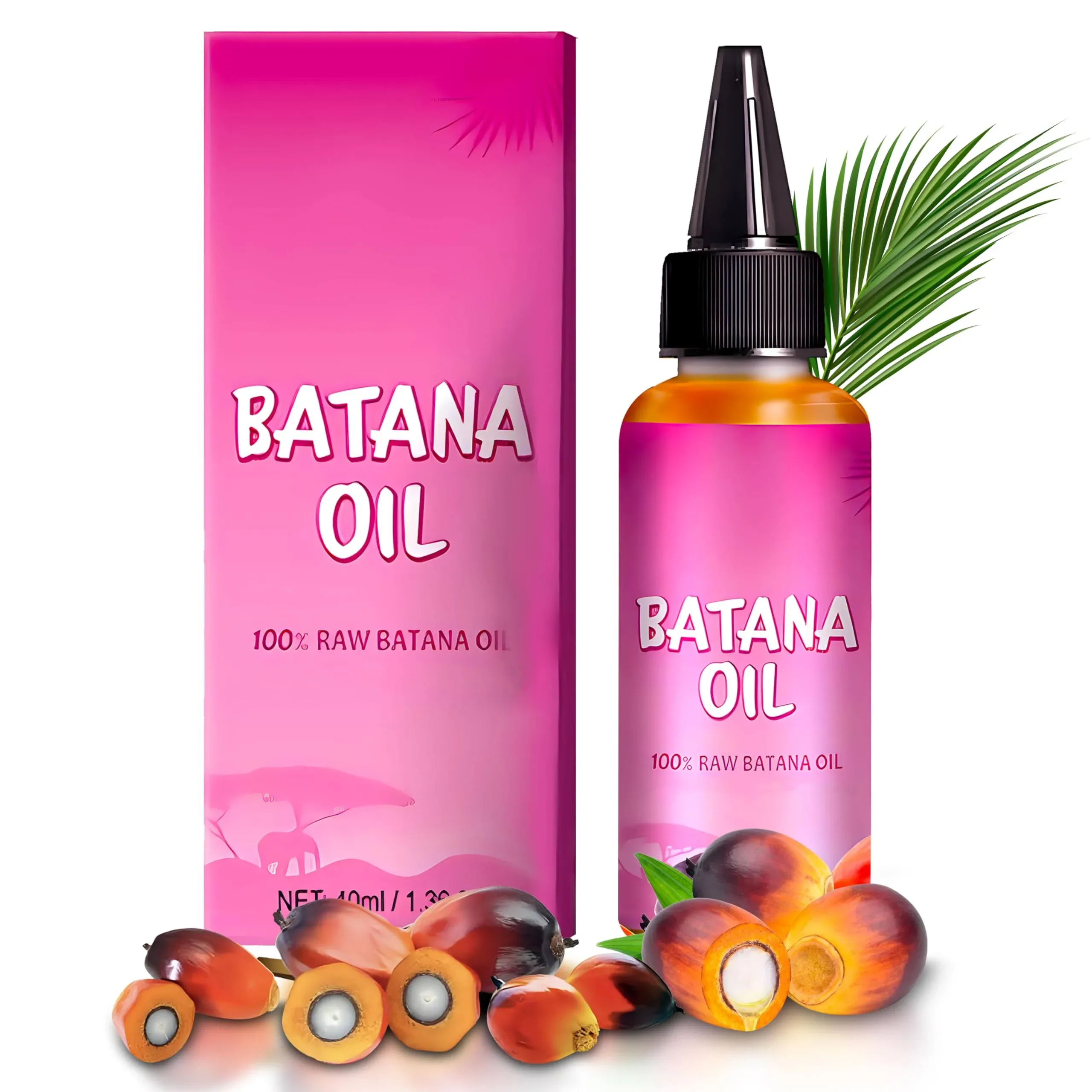 100% Natural Batana Oil - Raw Batana Oil for Hair Growth and Wellness | Dr. Sebi (Honduran Herbalist)